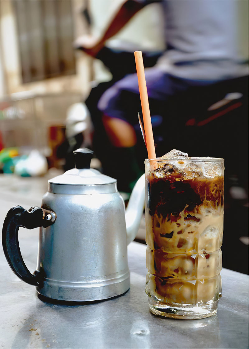 Saigon street coffee